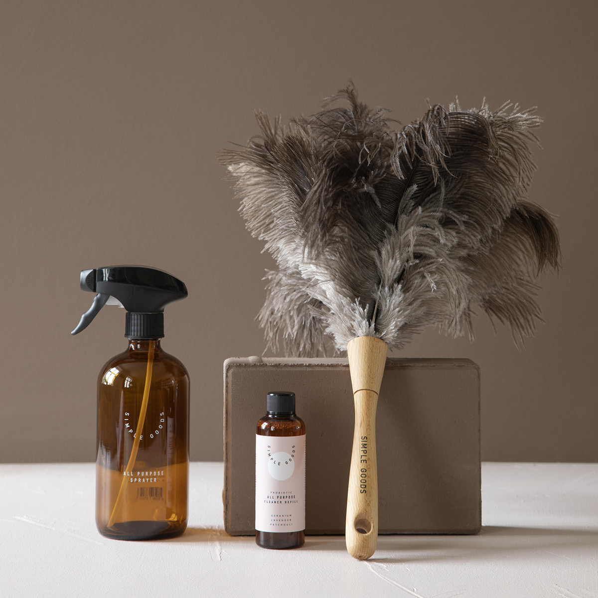 Simple Goods Geranium Puhdistusaine Täyttöpakkaus 100 ml Vaaleanpunainen