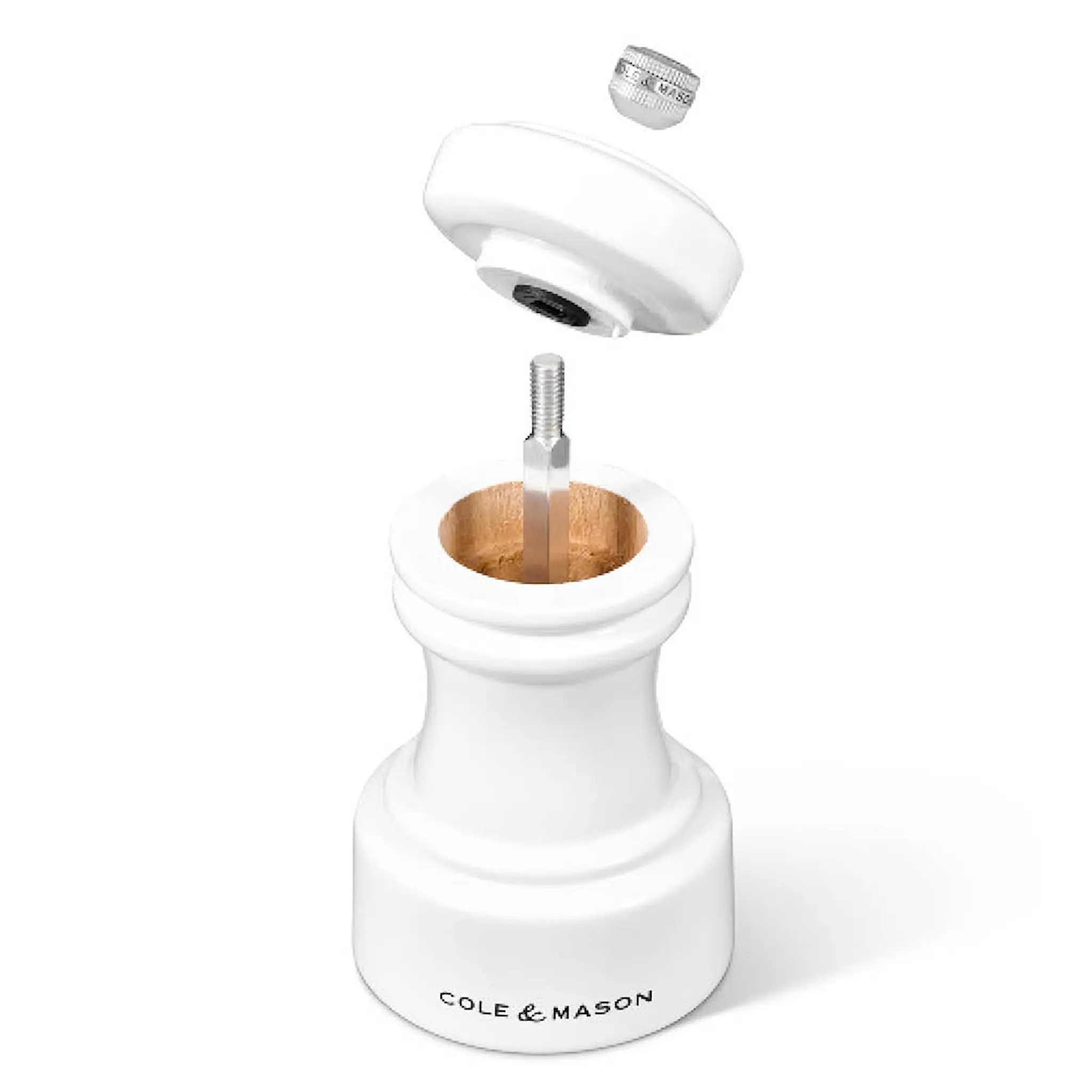 Cole & Mason Hoxton Pepparkvarn 11 cm Vit