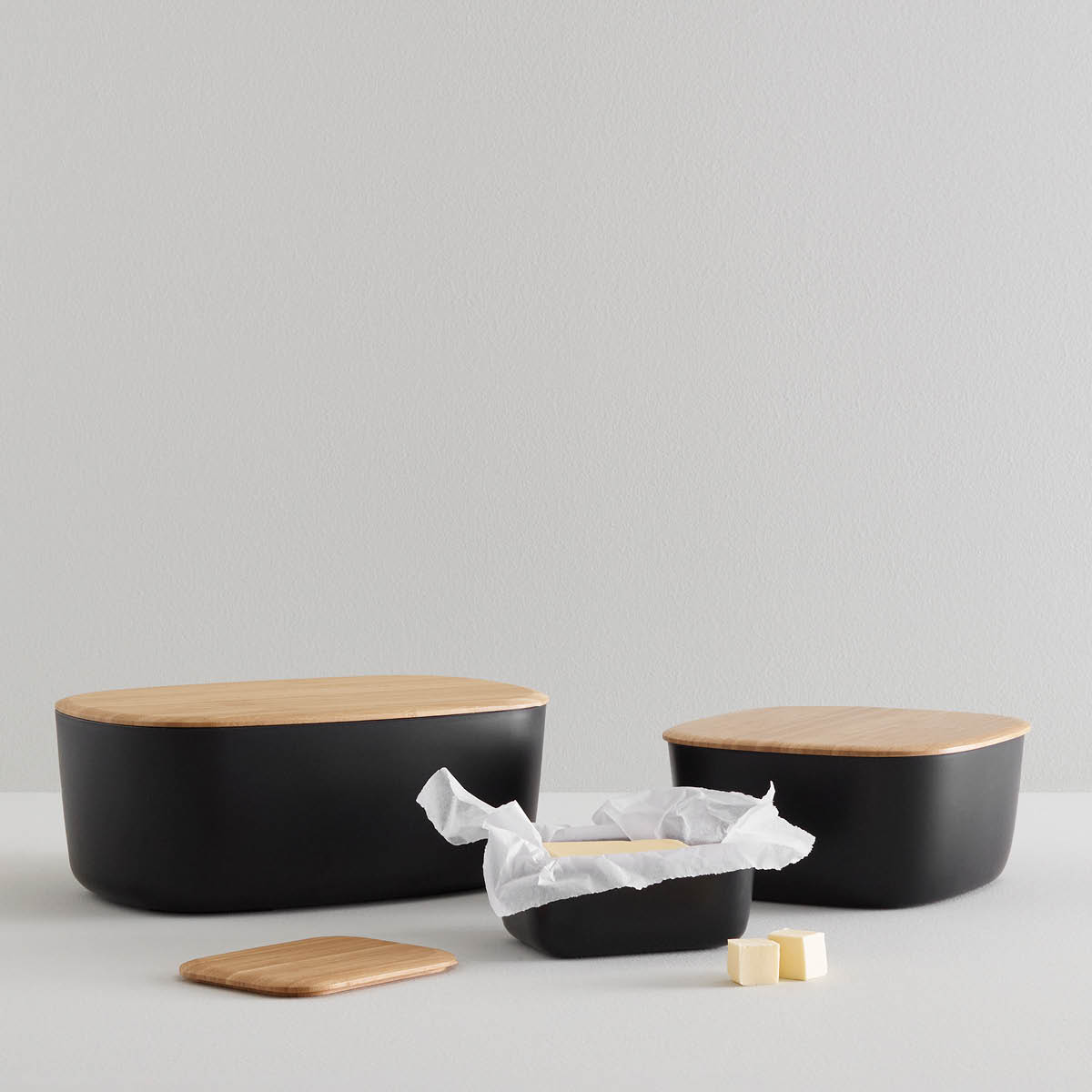 RIG-TIG BOX-IT Brödlåda 23 cm Svart