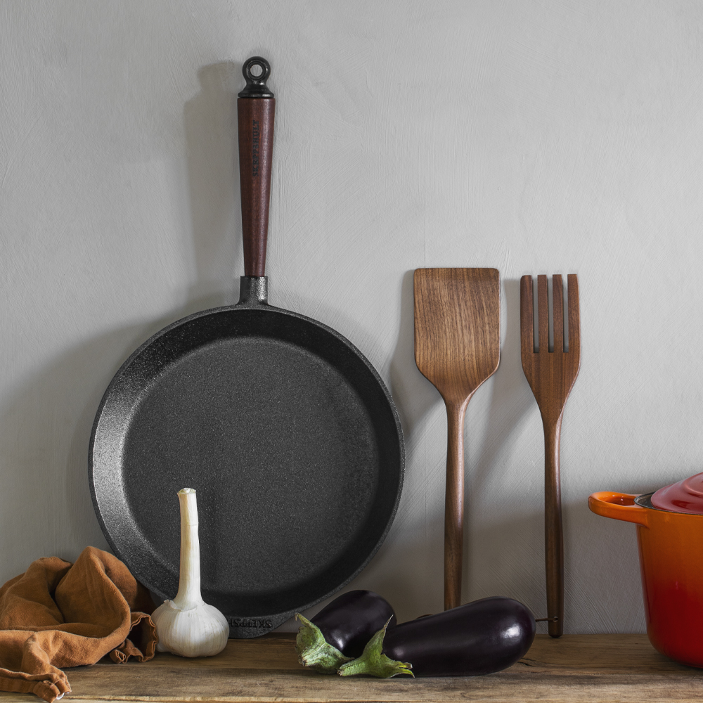 Skeppshult Traditional stekepanne med trehåndtak 28 cm