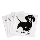 Åke servetter 33x33 cm 2x20-pack svart/vit