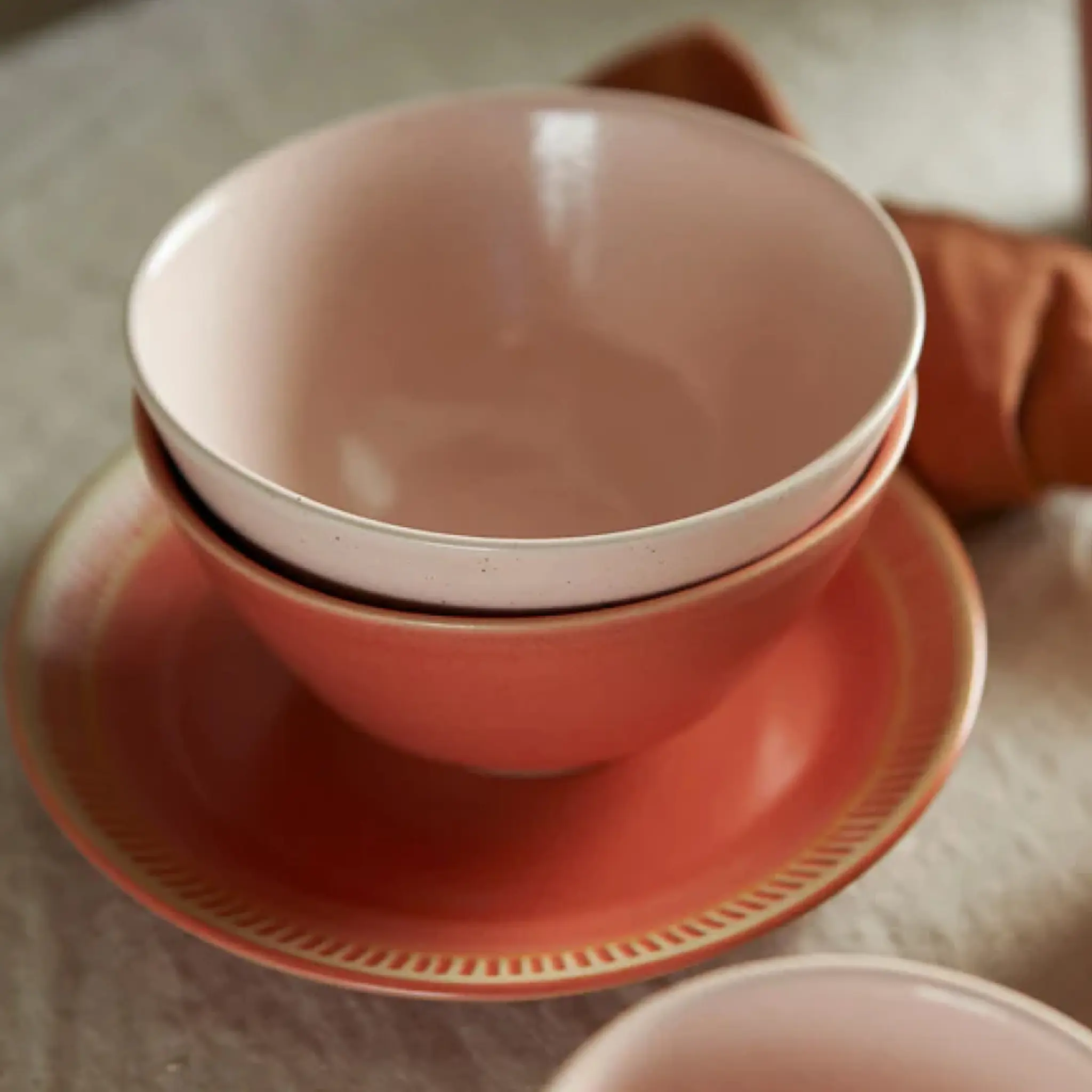 Knabstrup Keramik Colorit Skål 14 cm Rosa