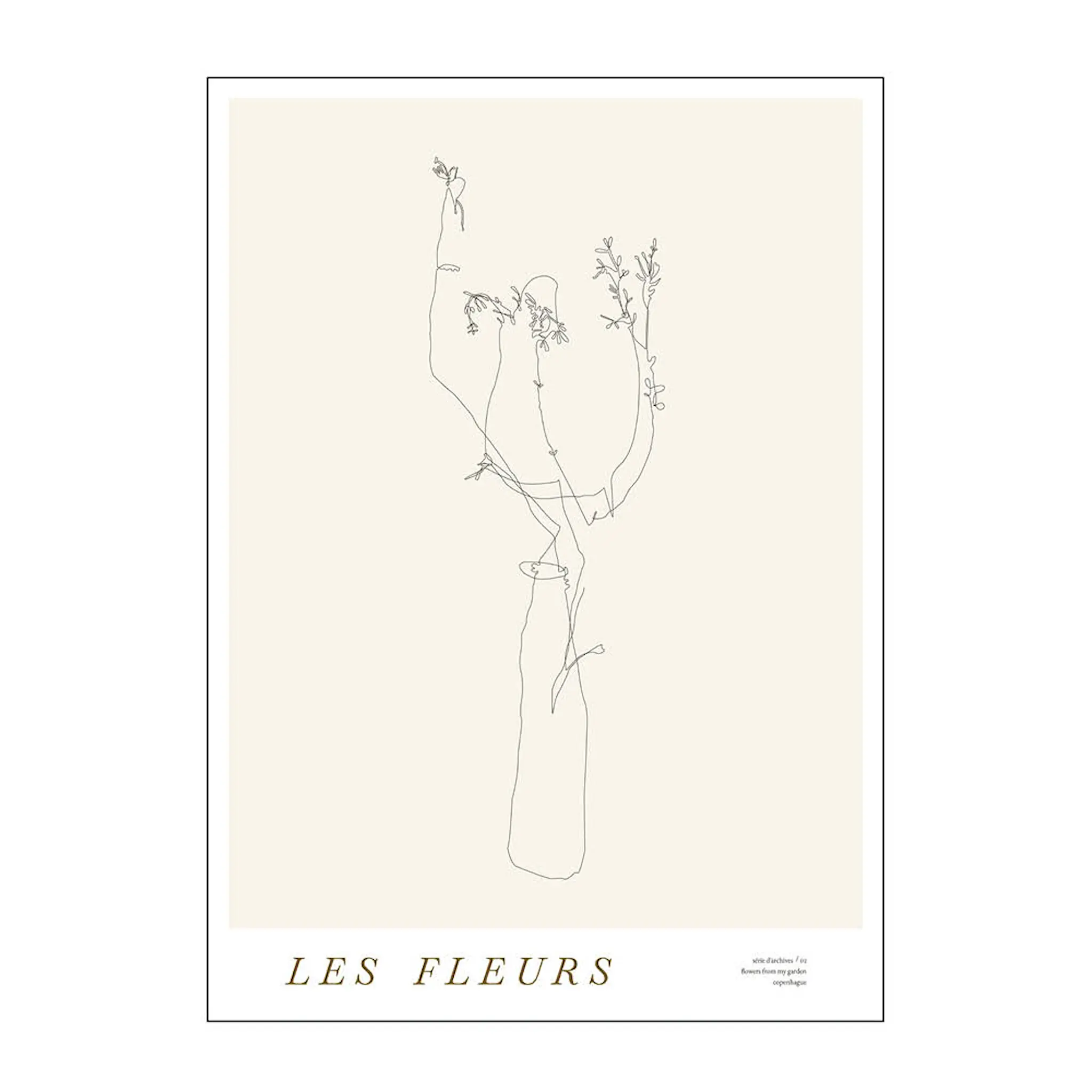 Poster & Frame Mie & Him poster 50x70 cm les fleurs 02