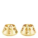 Jul 2025 ljuslykta 7,2x4 cm 2-pack guld