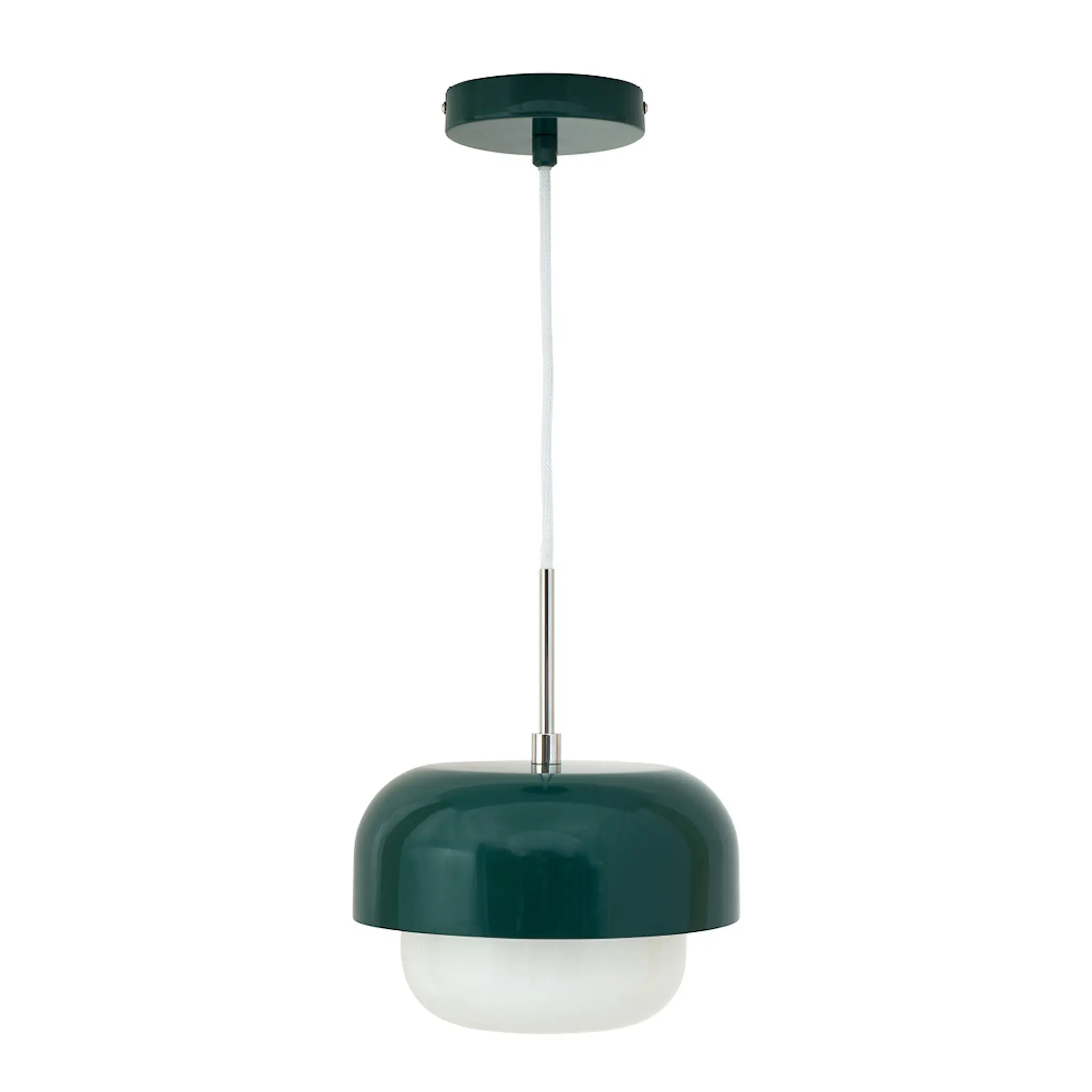 Dyberg Larsen Haipot pendellampa 15 cm mörkgrön