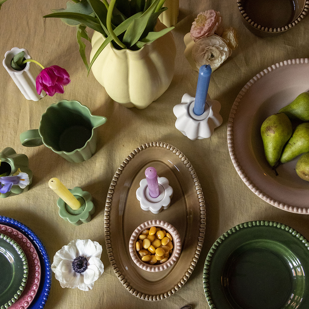 PotteryJo Birgit vase 17 cm olive