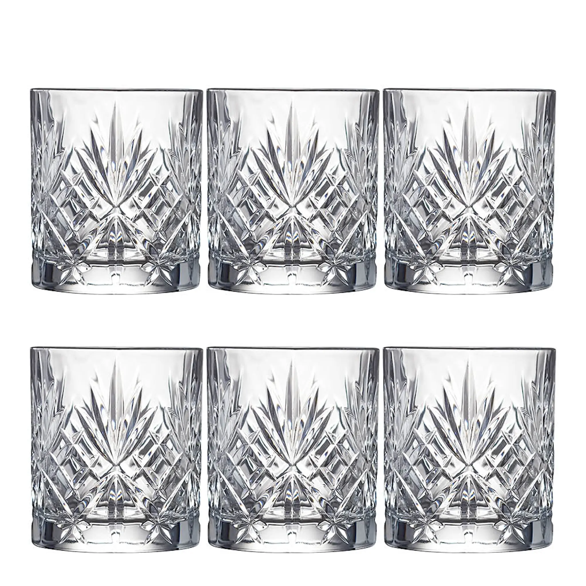 Lyngby Glas Melodia Vattenglas 23 cl 6-pack Klar