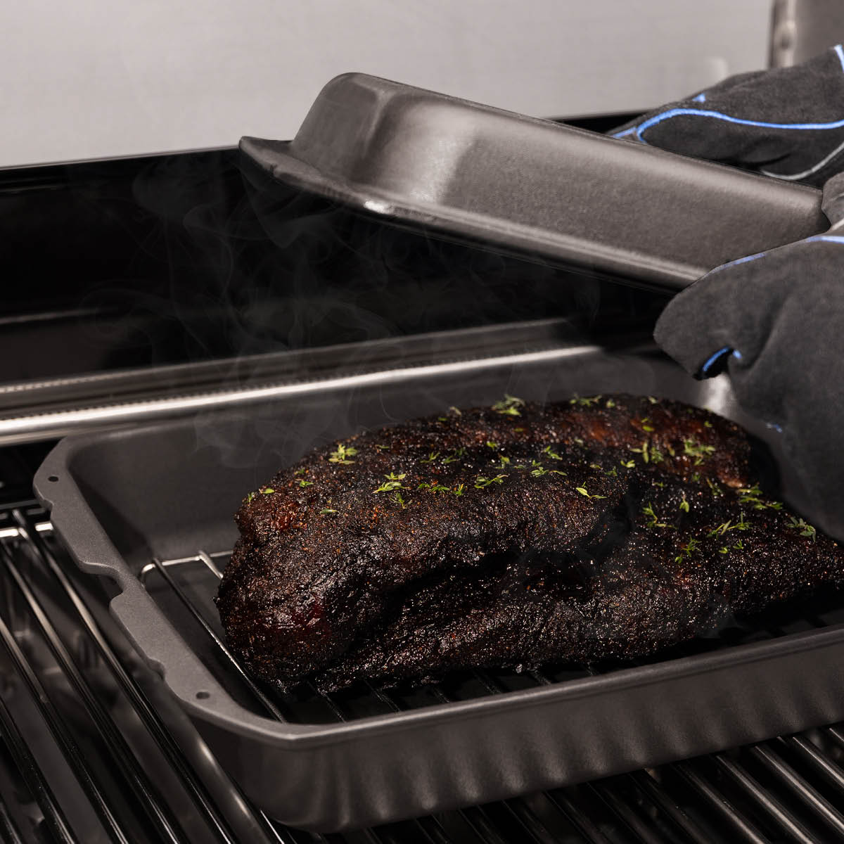 Broil King Gjutjärnsgryta king size 44x33 cm 11 L svart