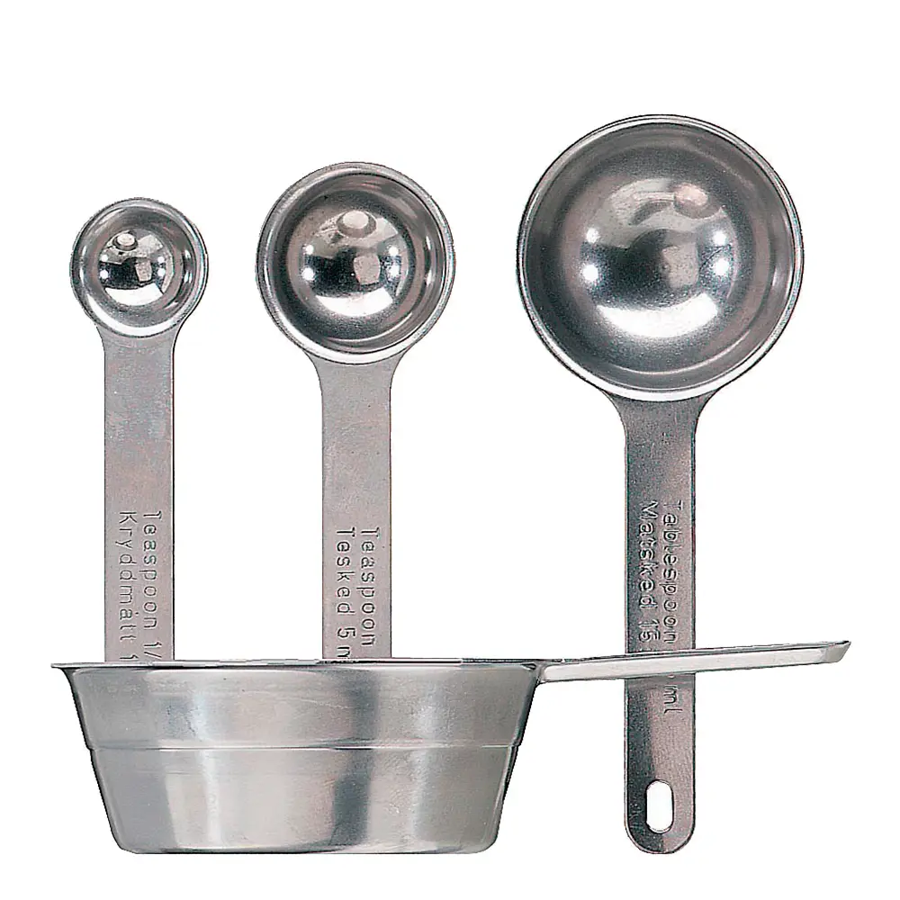 Mittalusikka 4 osaa Ruostumaton