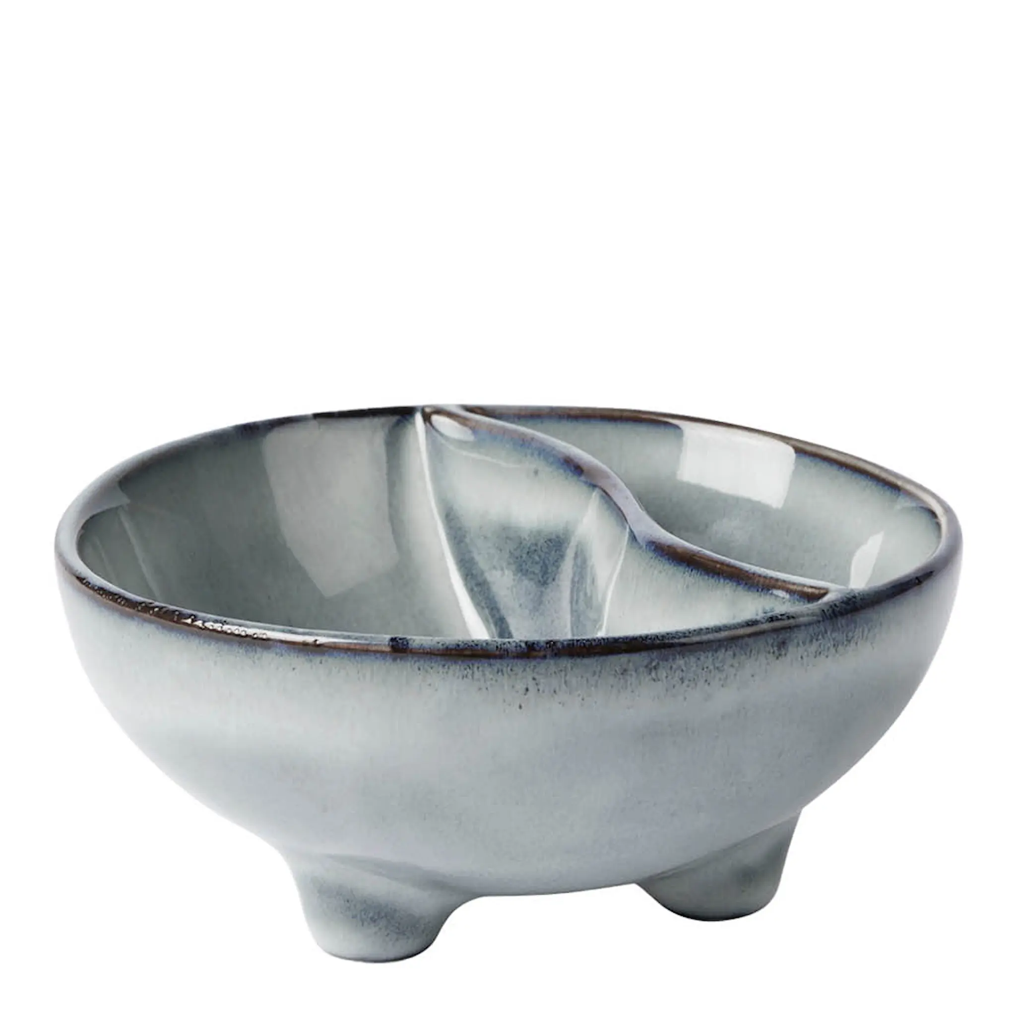Broste Copenhagen Nordic Sea olivskål 11x5 cm blå/grå