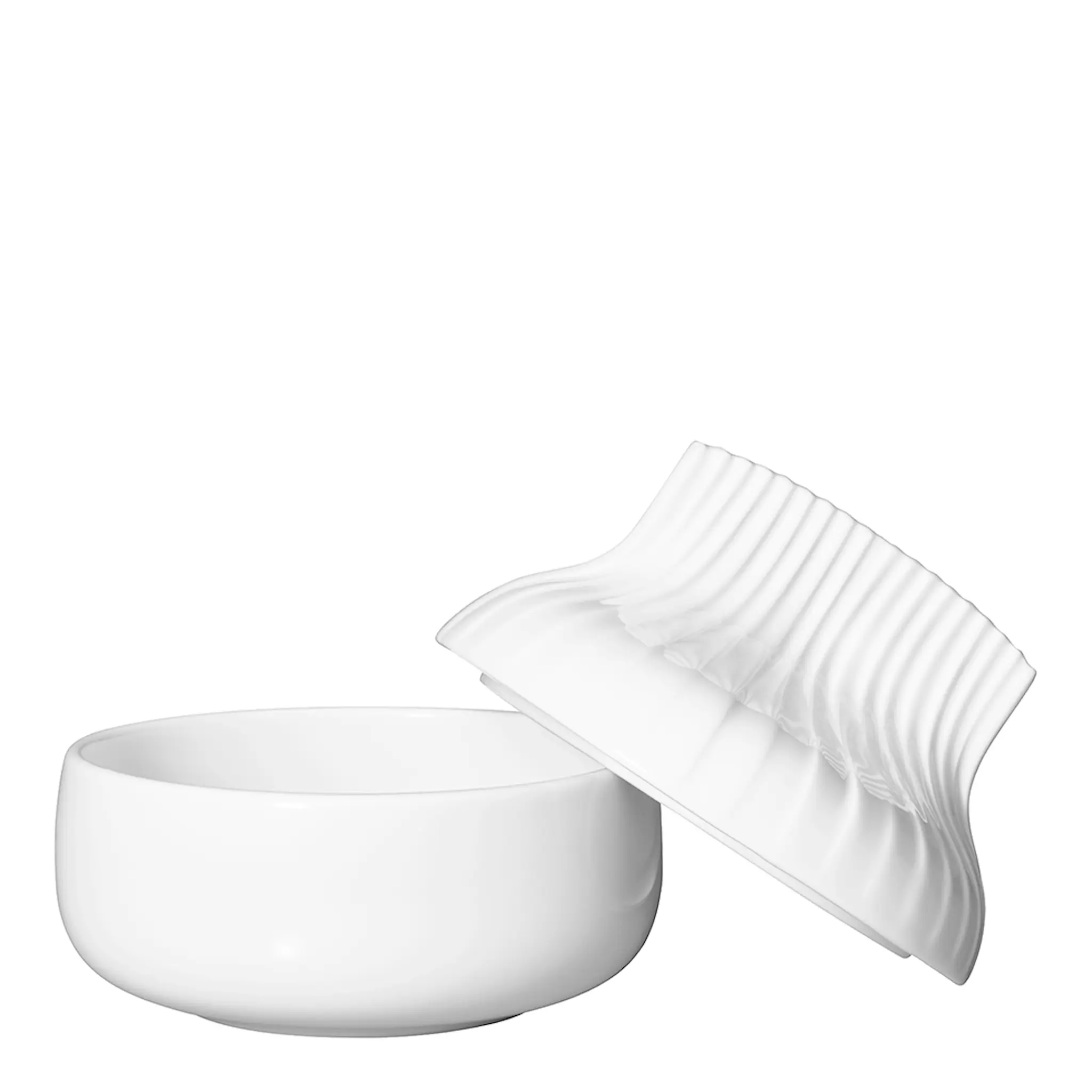 Rörstrand Pli Blanc Sockerskål 35 cl