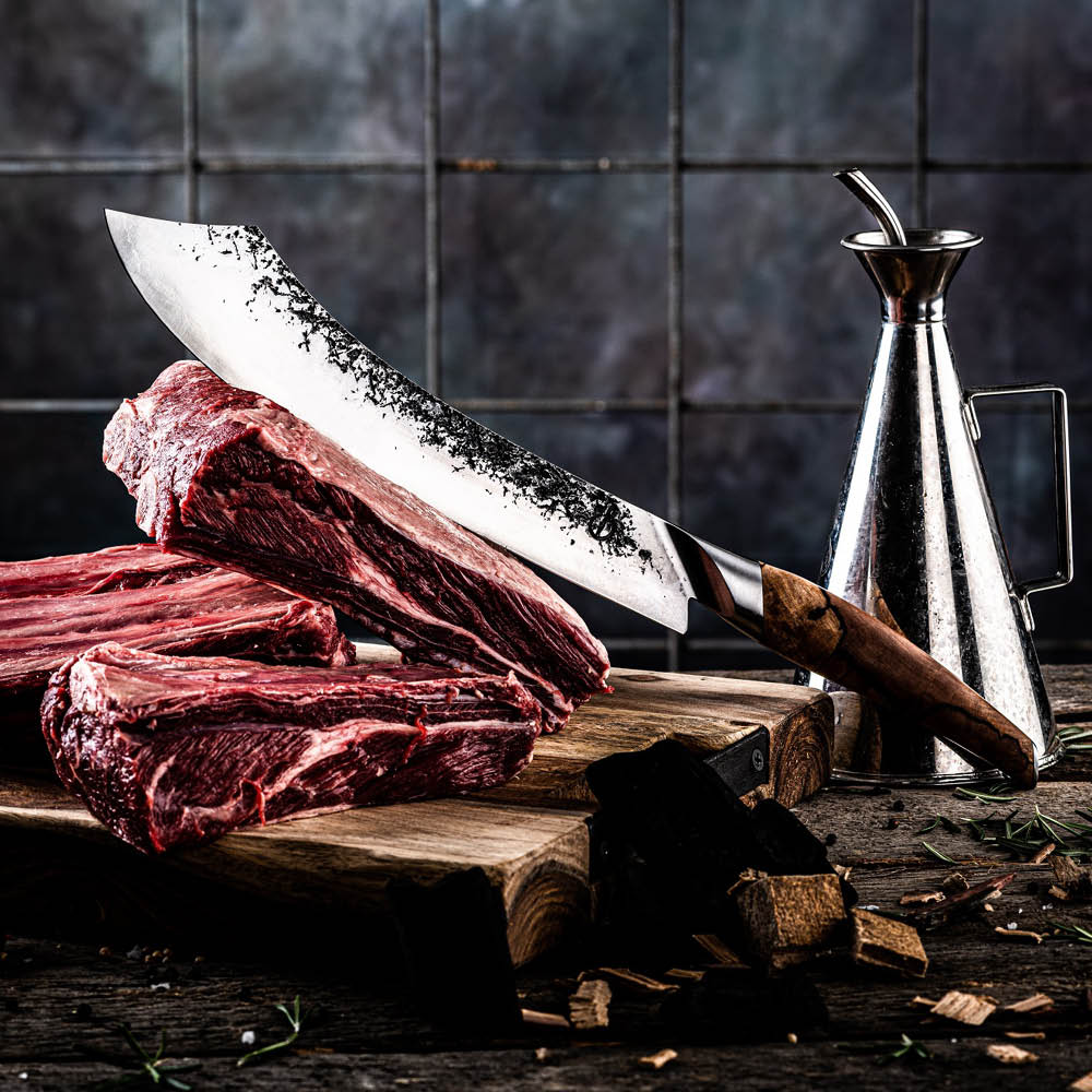 Forged Katai köttkniv 25,5 cm stål/trä