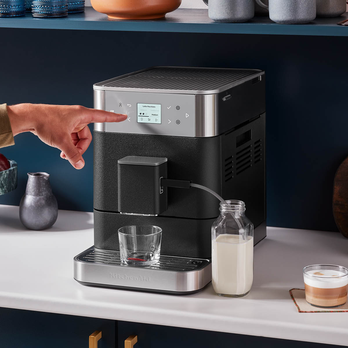 KitchenAid Espressomaskin helautomatisk KF6 cast iron black