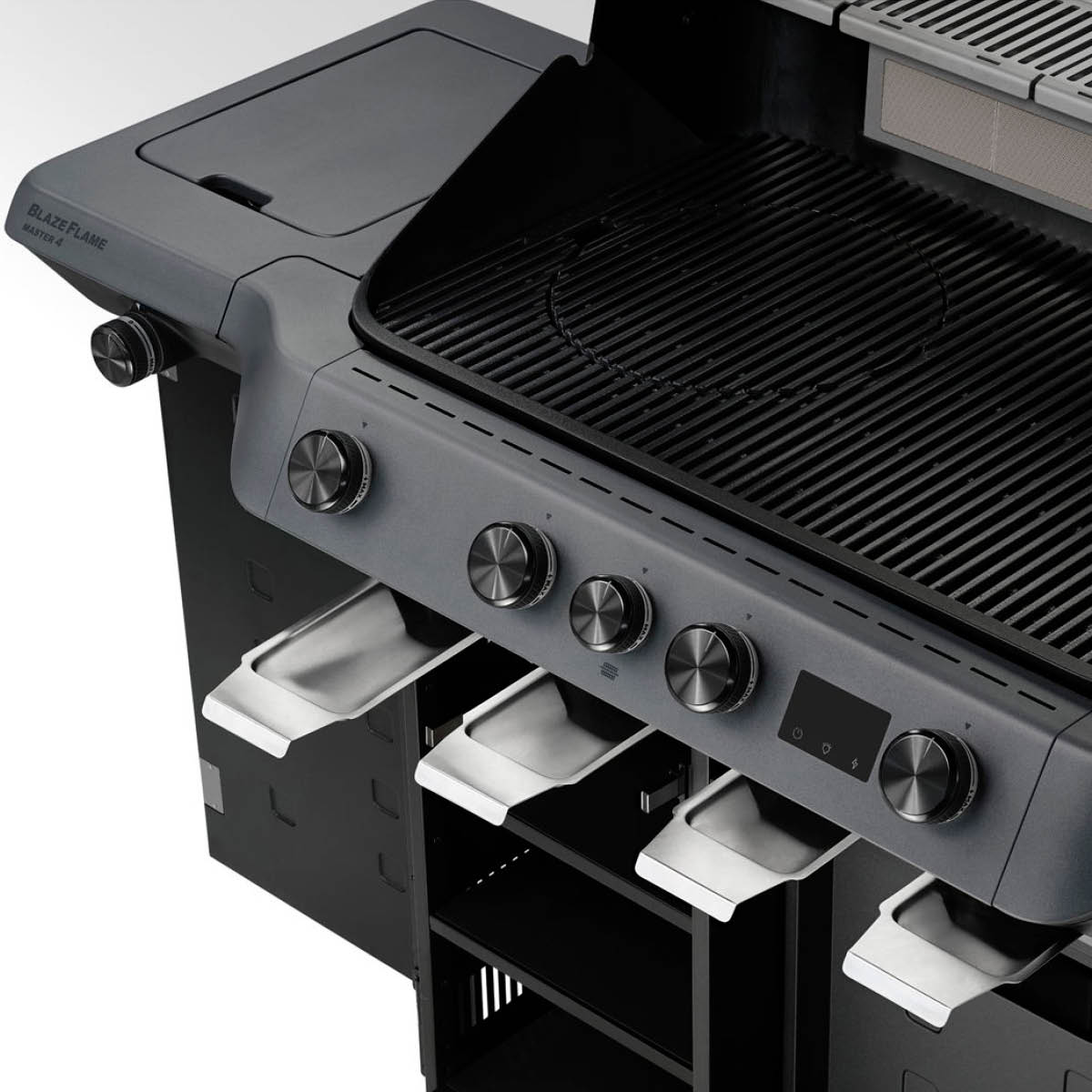 Rösle BlazeFlame Master 4 gasolgrill 28100W svart