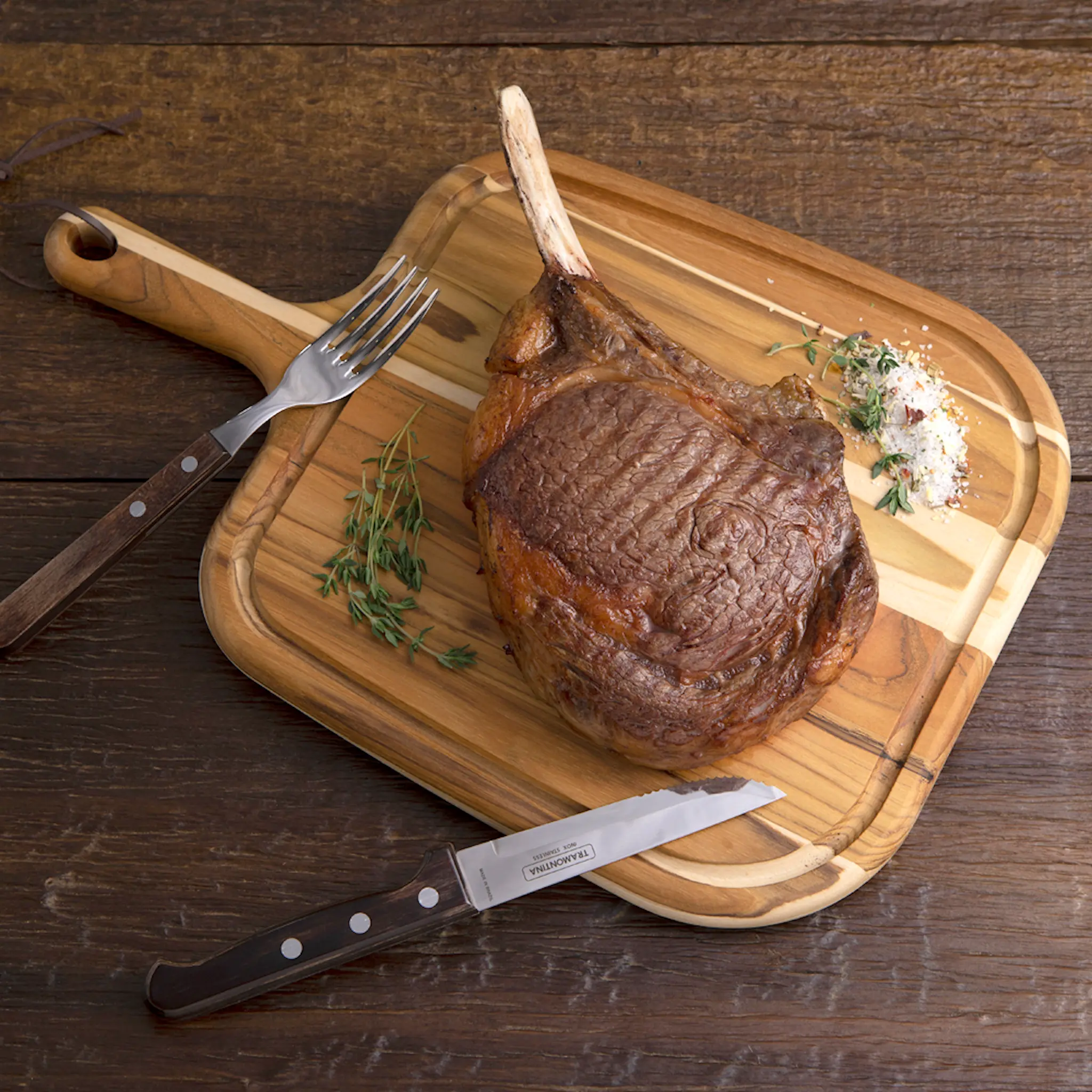 Tramontina Leikkuulauta 28x27 cm Tiikki