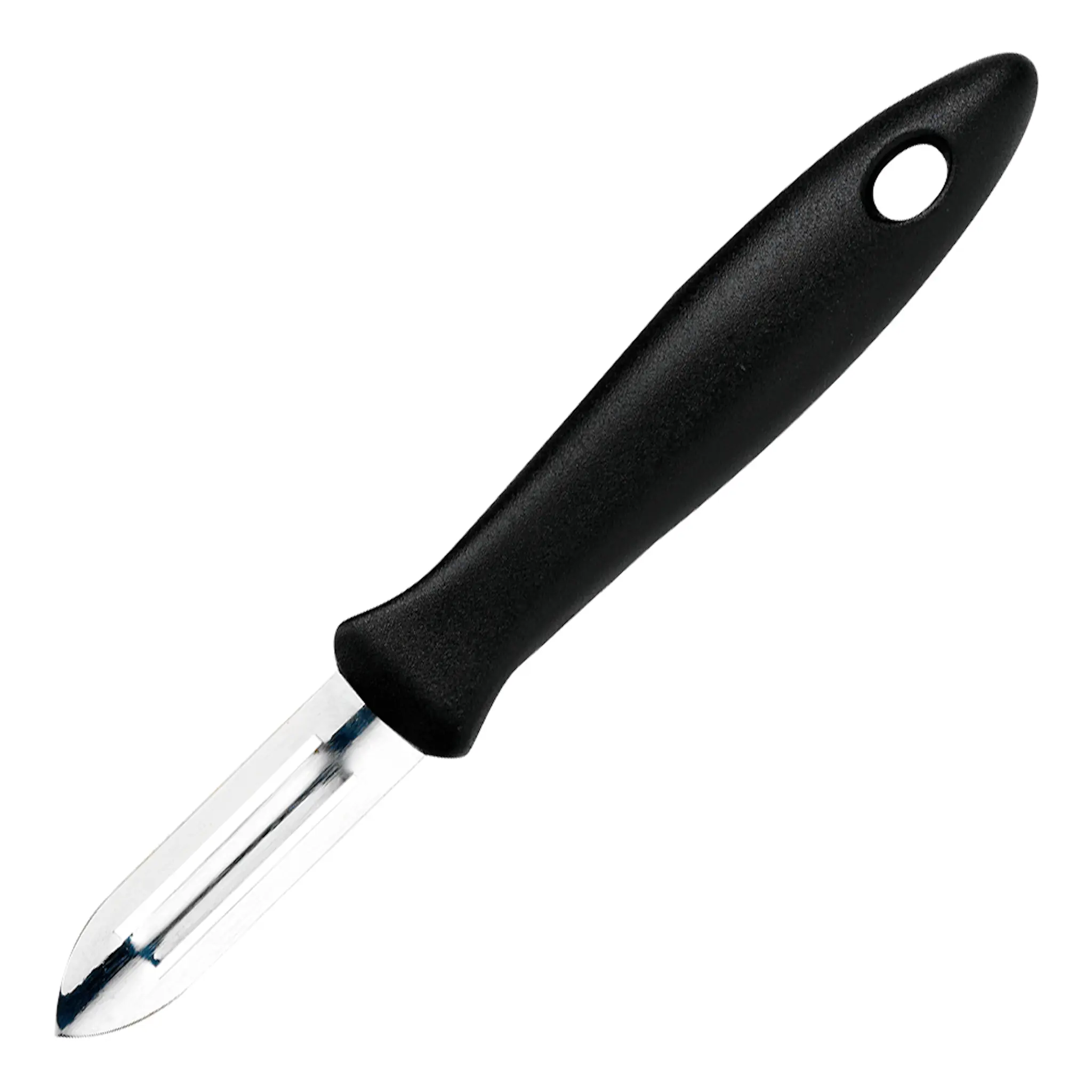 Fiskars Essential Potatisskalare Svart
