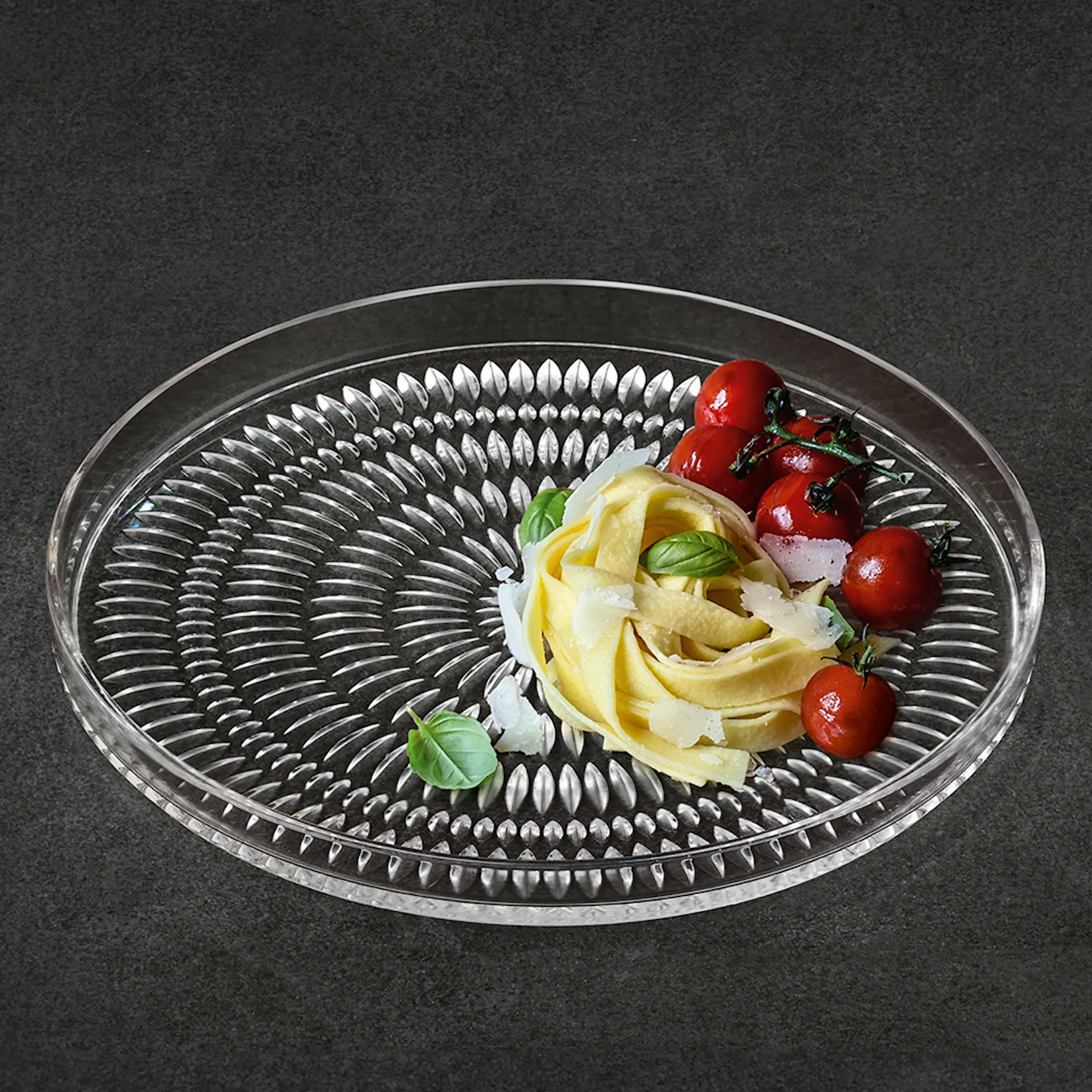 Nachtmann Ethno Coupe tallrik 22 cm 2-pack kristallglas