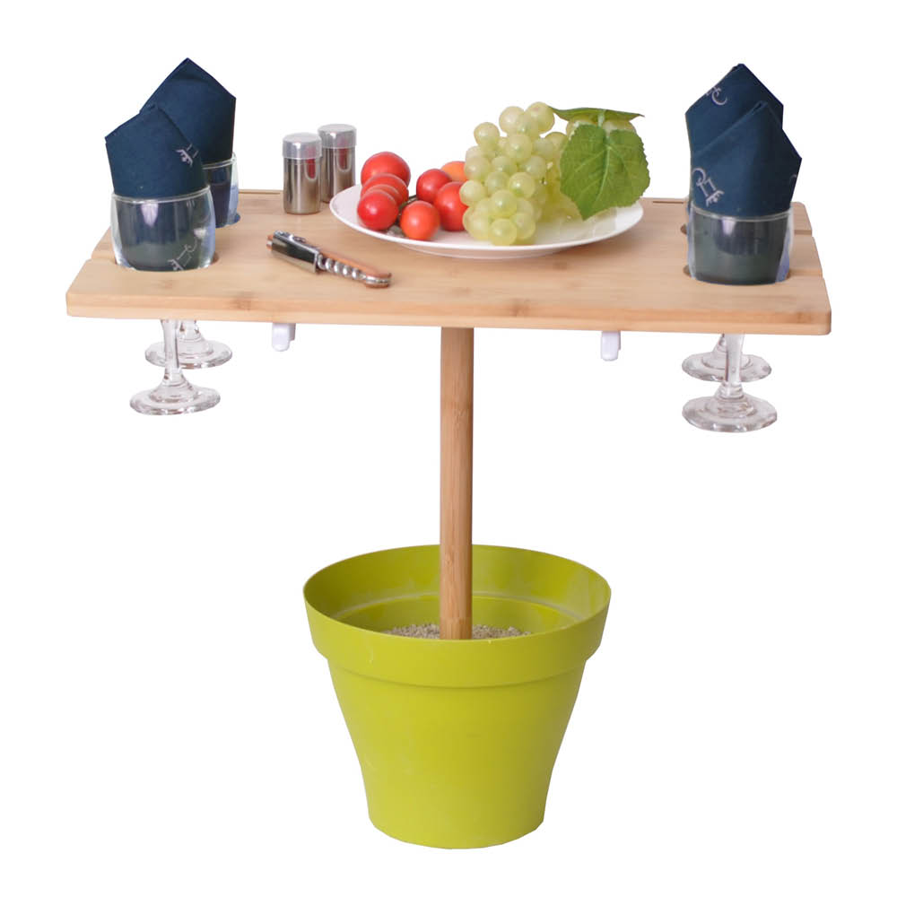 Les Jardins De La Comtesse Saint Honoré picknickkorg med bord 4 personer blå