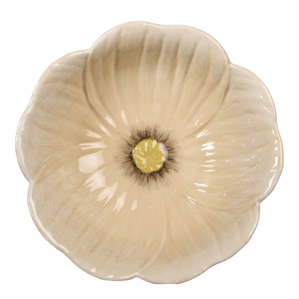 ByOn - Poppy Vallmo Kulho M 18x6,5 cm Beige