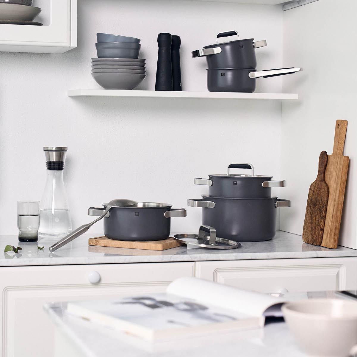 Zwilling Pure Kattilasarja 5 osaa Harmaa