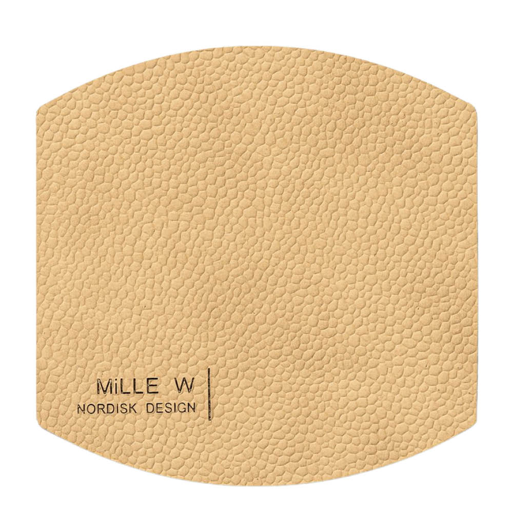 MiLLE W NORDISK DESIGN - Ellips Lasinalunen 10x10 cm Beige