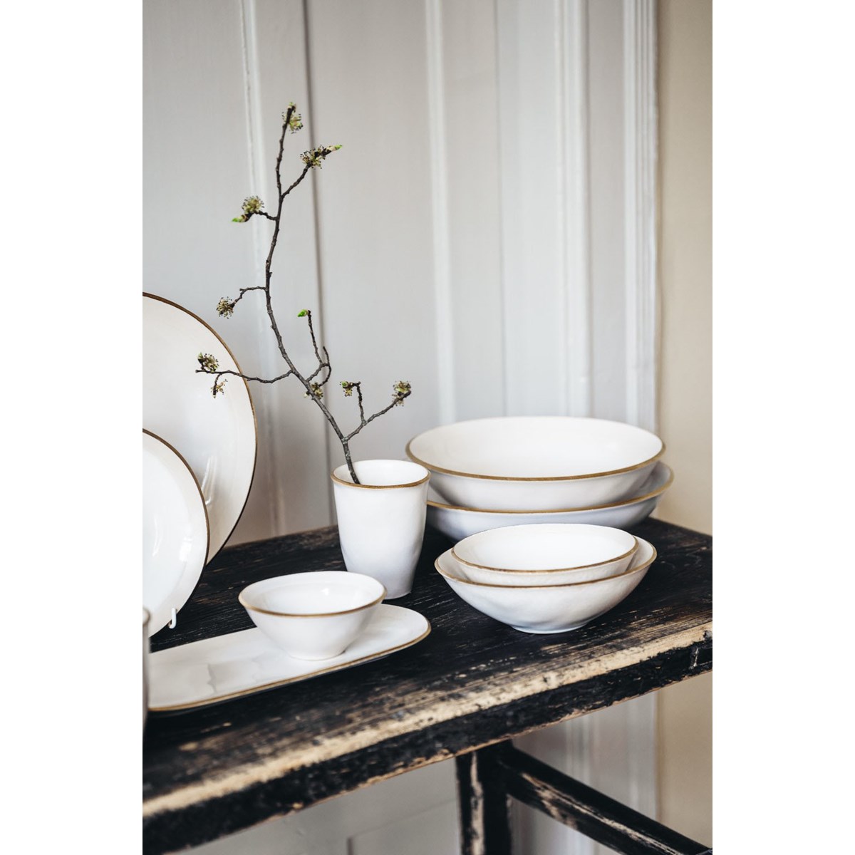 Heirol Heirol x Nosse dyp tallerken 20 cm edge ivory gold