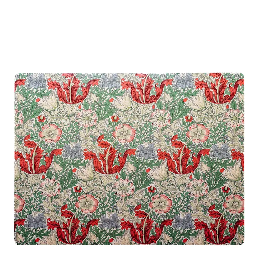 William Morris Comton bordstablett 40x30 cm röd - Cervera