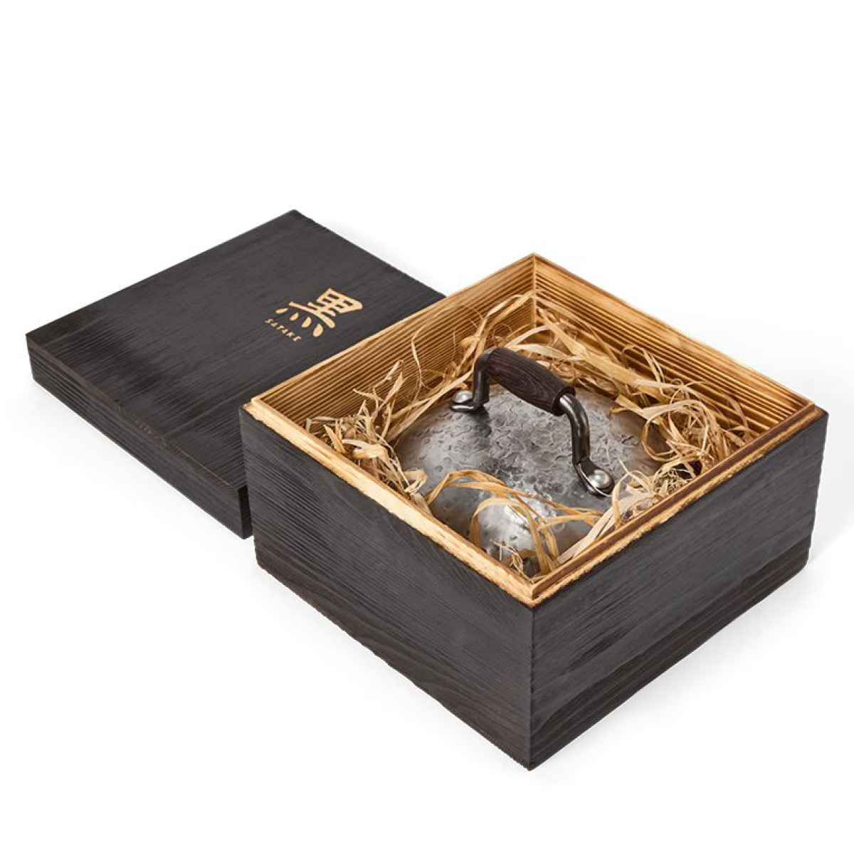 Satake Kuro matkuppel/cloche 16,7 cm brun/rustfri