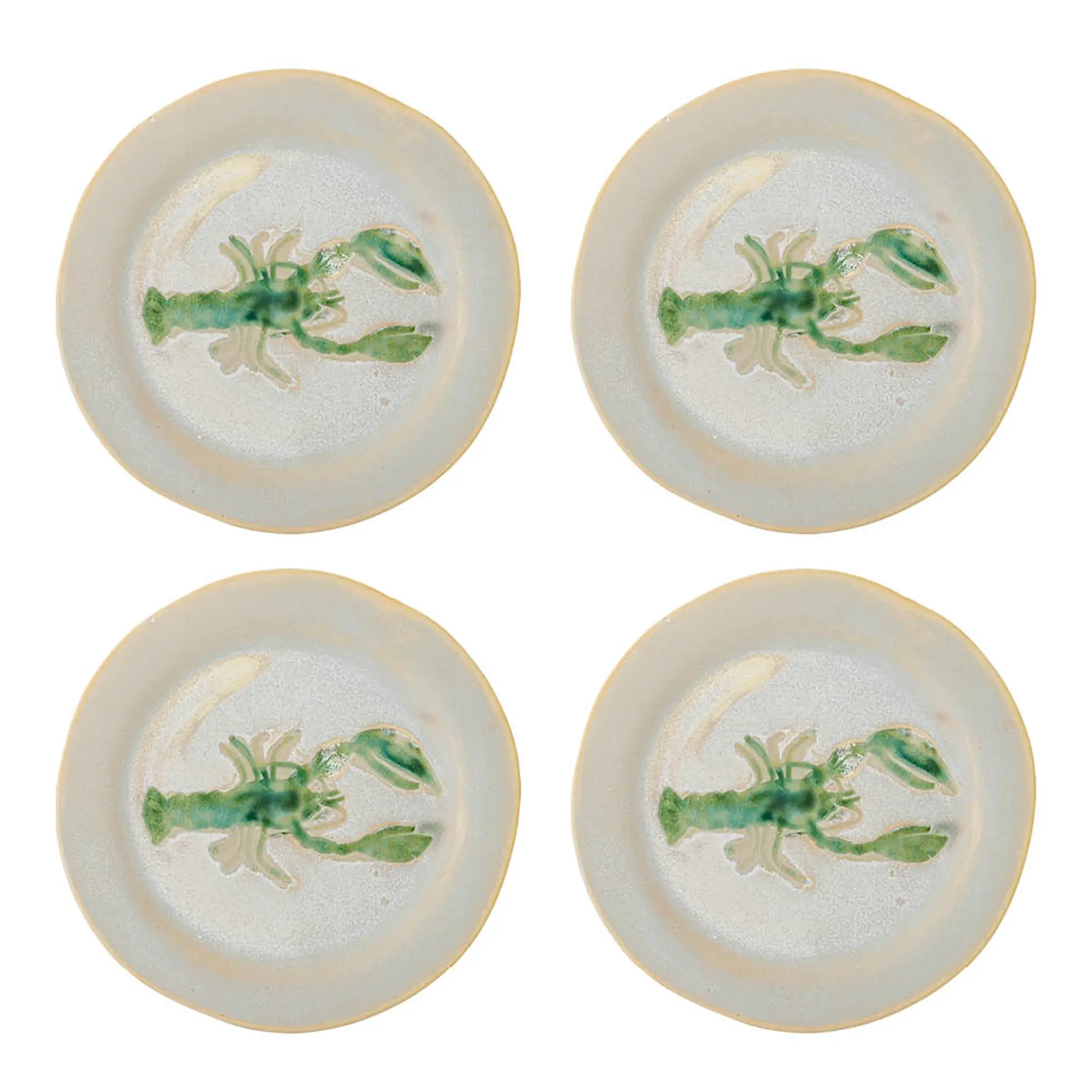 Creative Collection Hadden tallrik 21 cm 4-pack grön