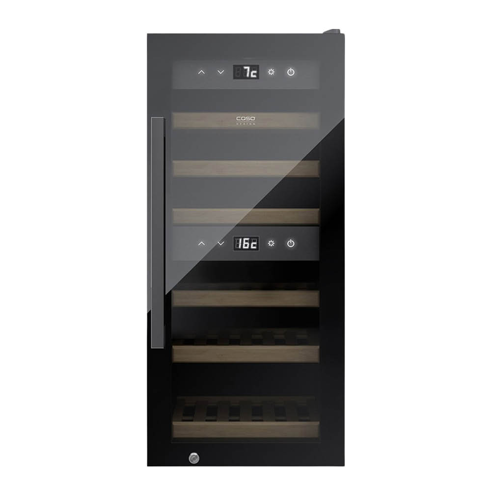 Caso WineExclusive vinskåp 24 flaskor svart