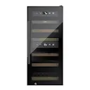 WineExclusive vinskåp 24 flaskor svart