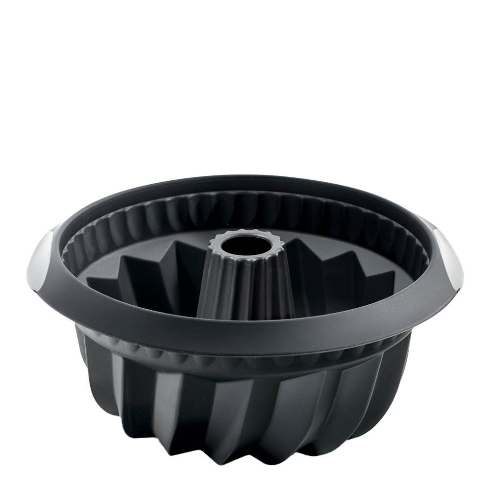 Lékué Deep Savarin sockerkaksform i silikon 22 cm svart