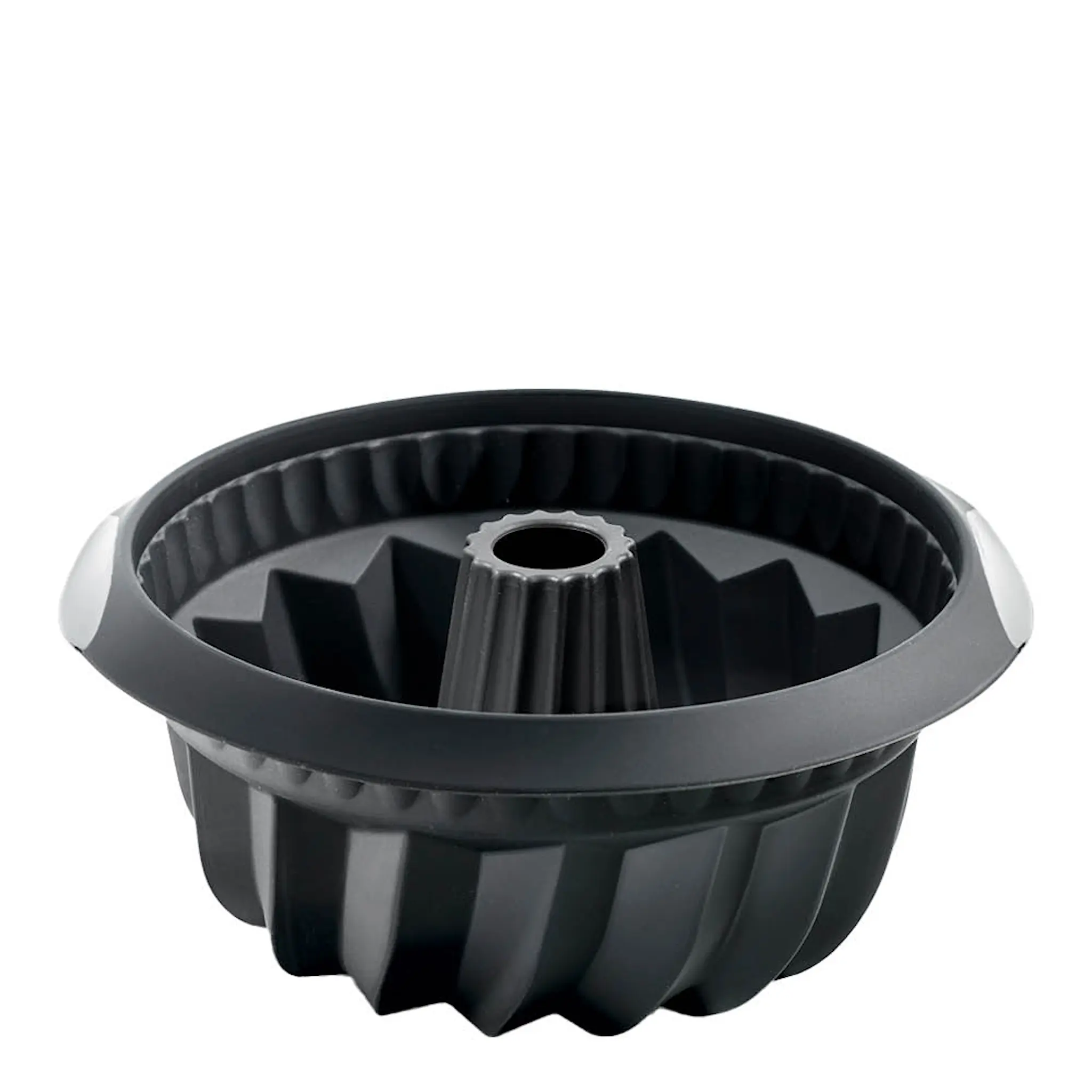 Lékué Deep Savarin sockerkaksform i silikon 22 cm svart