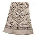 Jaipur rund linneduk 220 cm brun