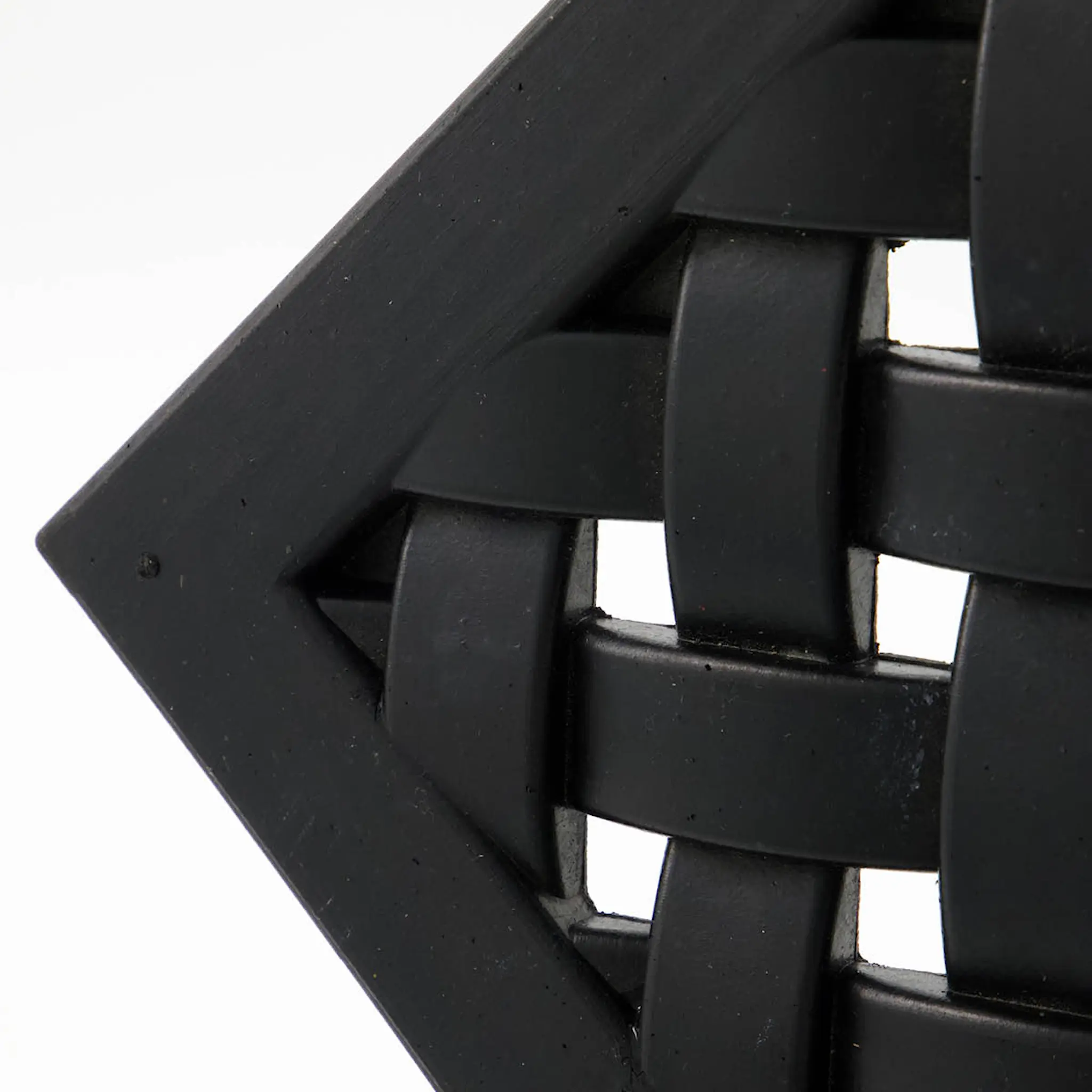 House Doctor Braid Kynnysmatto 60x40 cm Musta