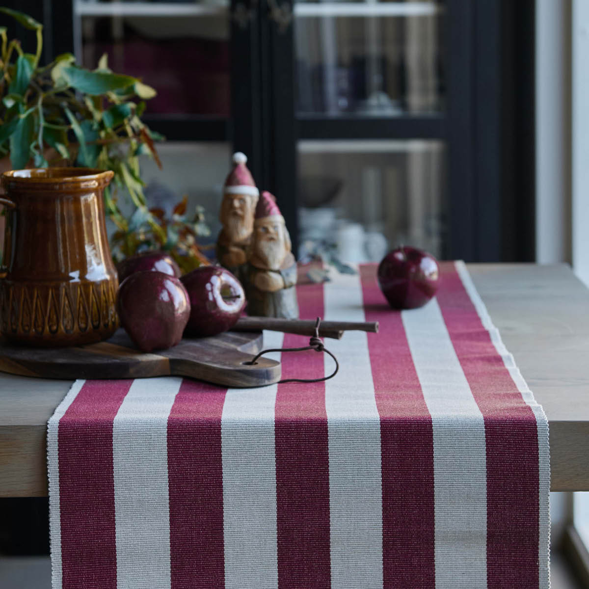 Fondaco Amalia bordslöpare 40x140 cm röd
