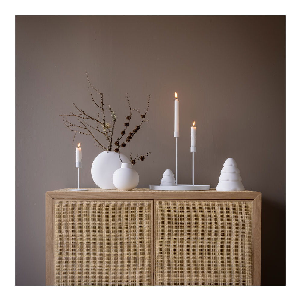 Cooee Candlestick Ljusstake 13 cm Vit