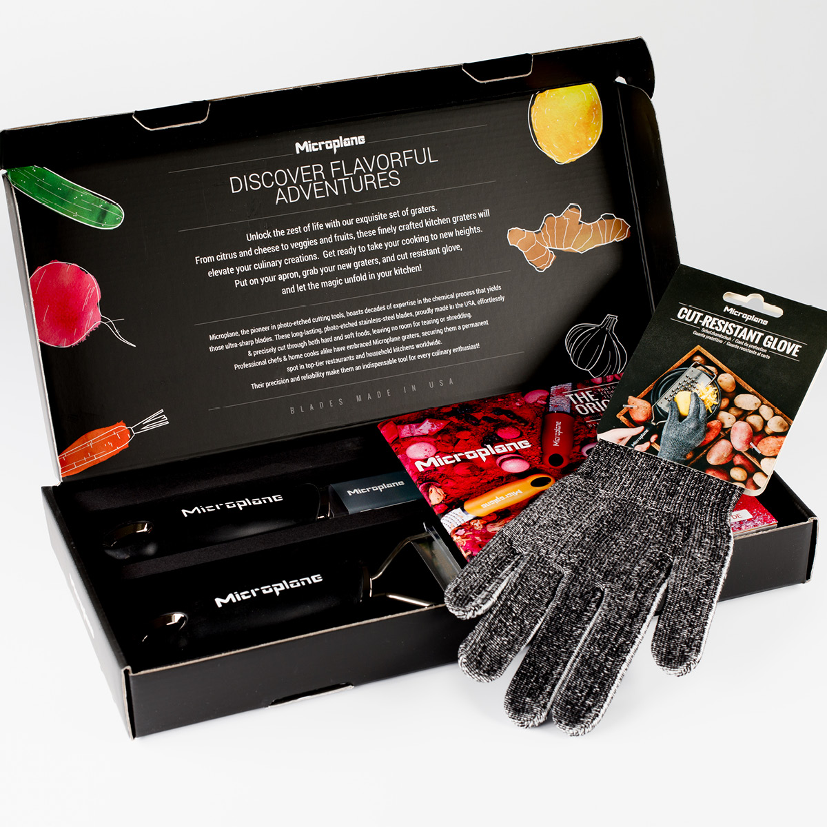 Microplane Gourmet Lahjapakkaus 3 osaa