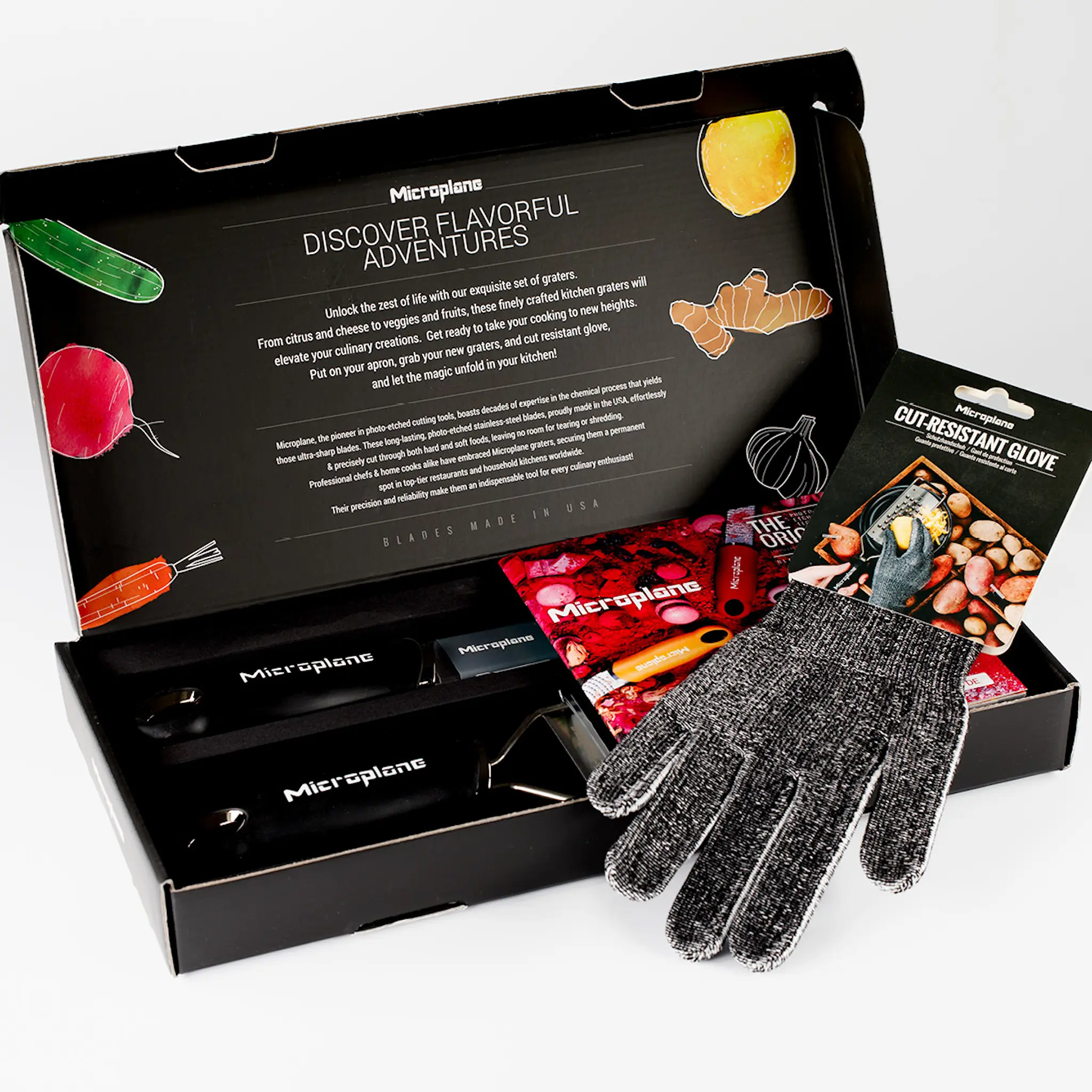 Microplane Gourmet Lahjapakkaus 3 osaa