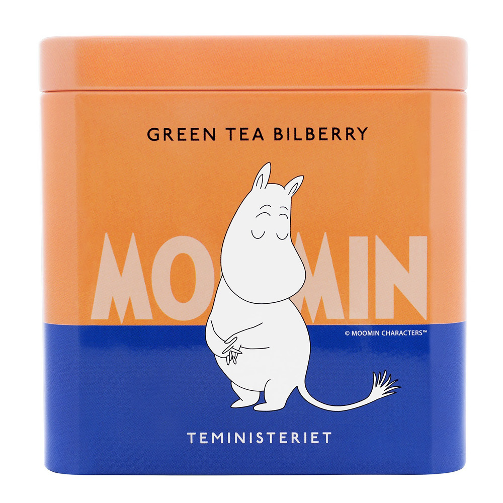 Teministeriet Mumin teburk grönt te blåbär 250 g