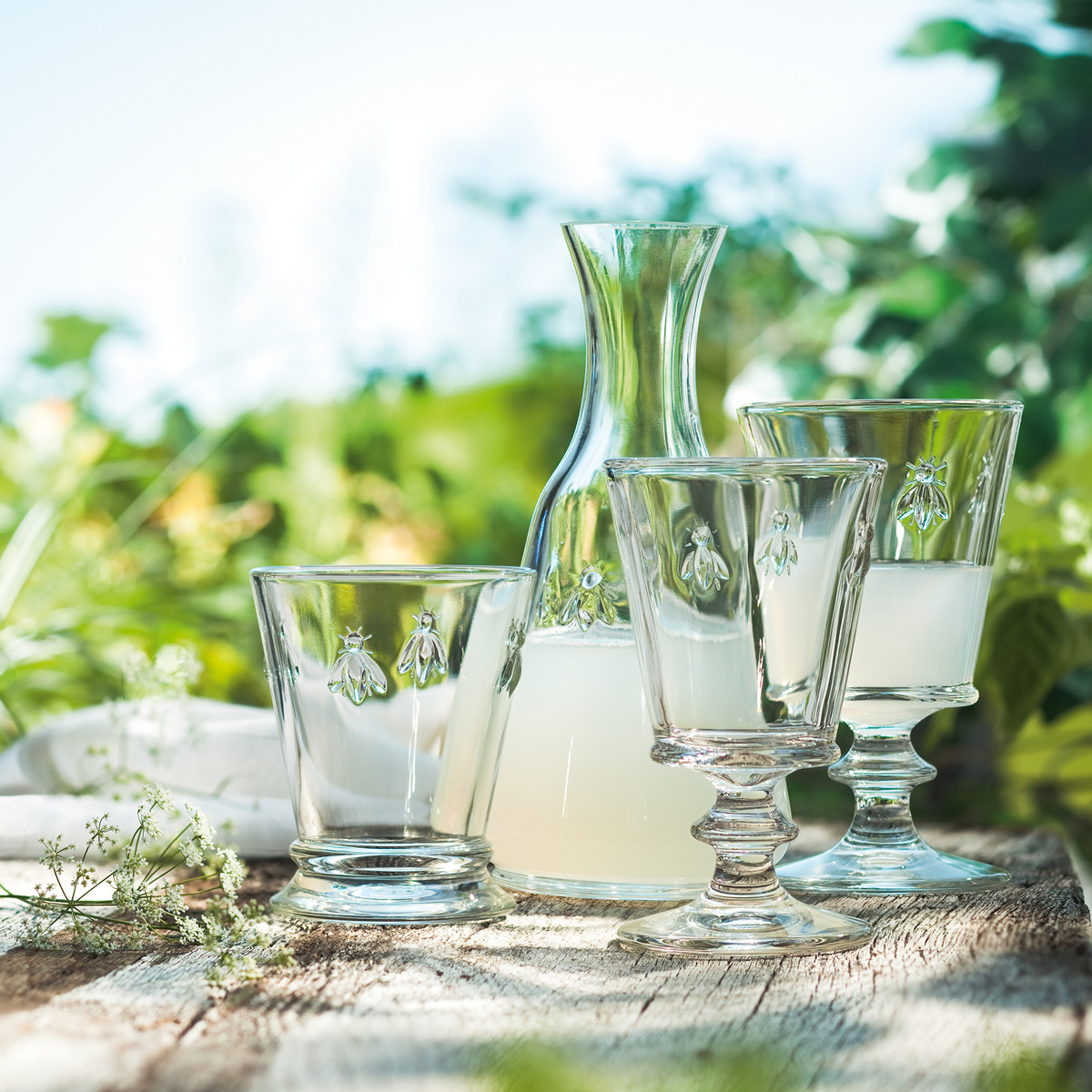 La Rochère Abeille Vinglas 24 cl 4-pack klar