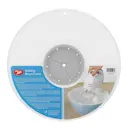 Vispskydd 30 cm vit/grå