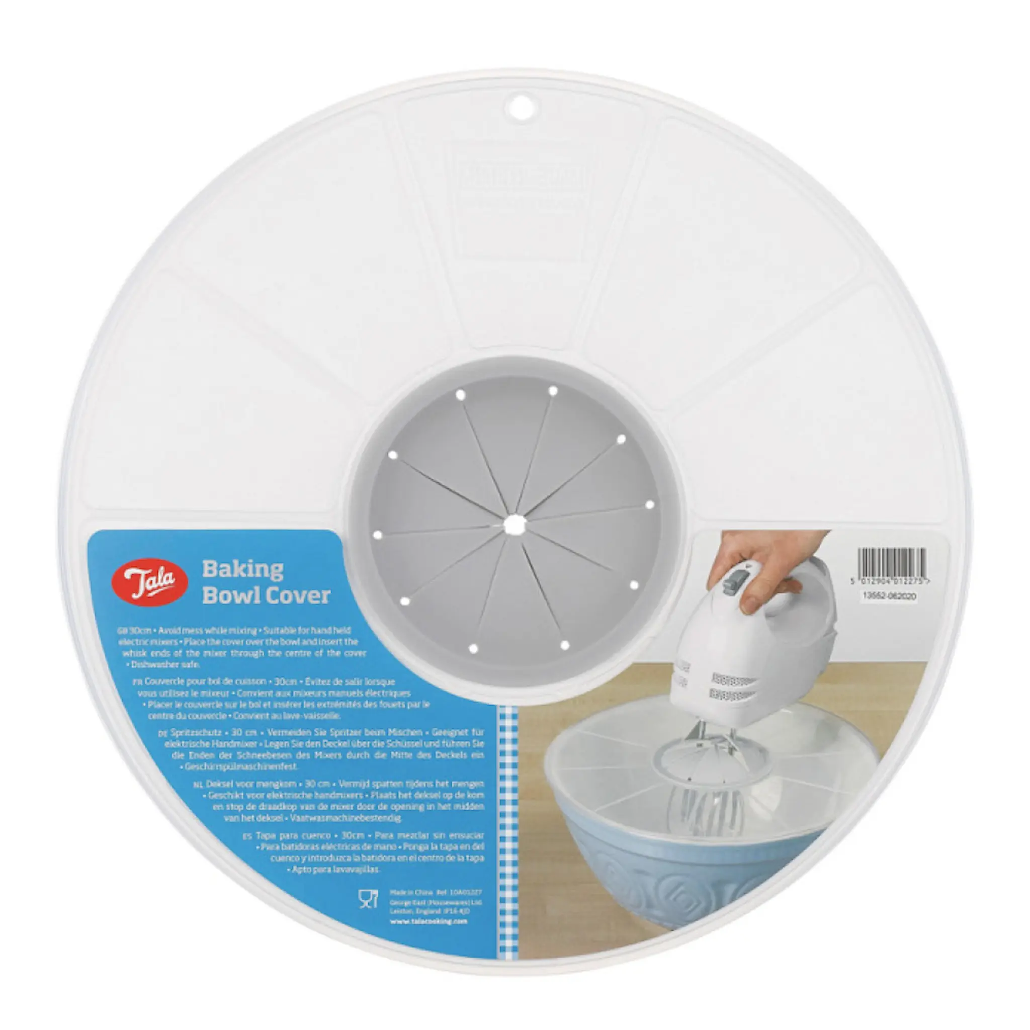 Tala Vispskydd 30 cm vit/grå