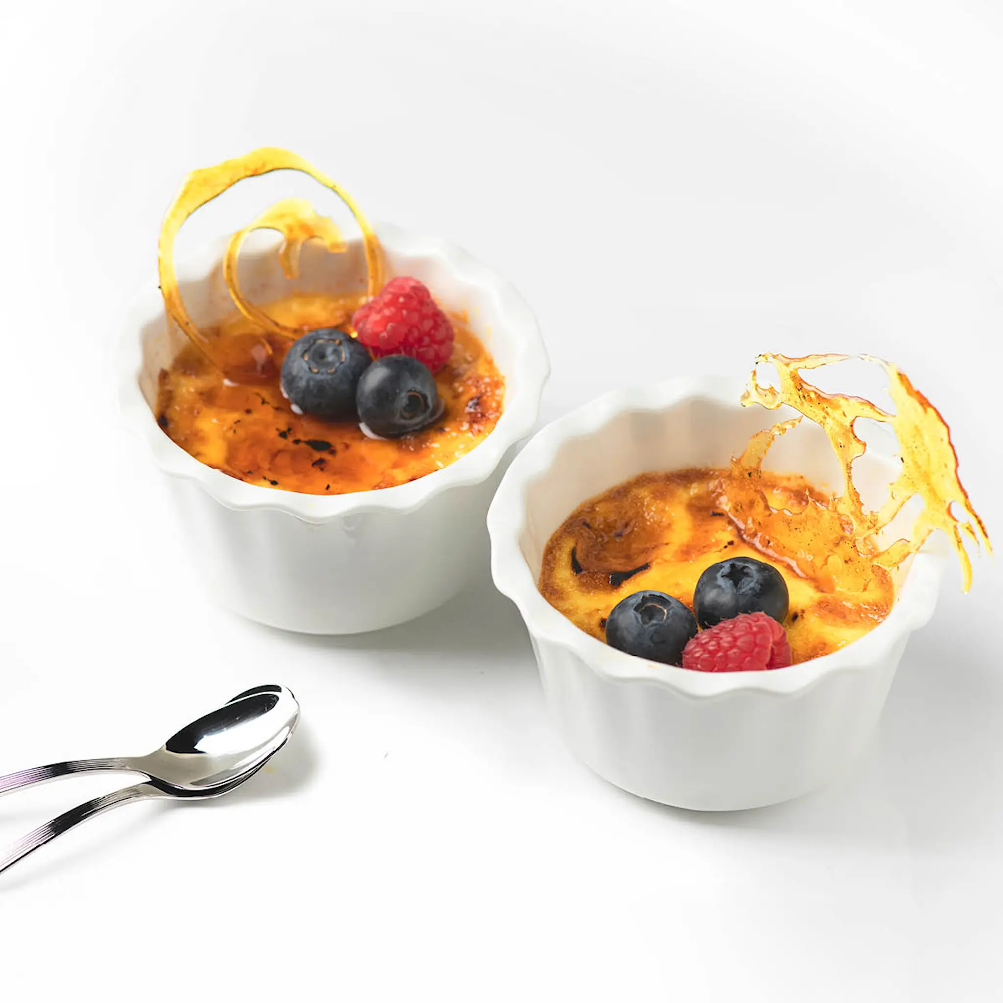 Modern House Daily Use crème brûlée form 6-pack 10 cm 20 cl vit