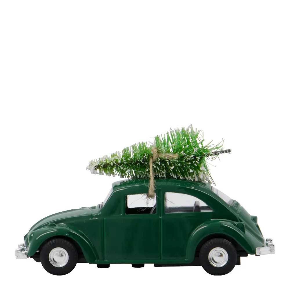 Xmas Car mini Joulukoriste Vihreä