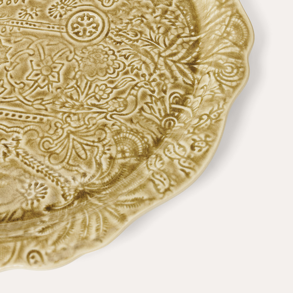 Sthål Arabesque Serveringsfat 34 cm Sand