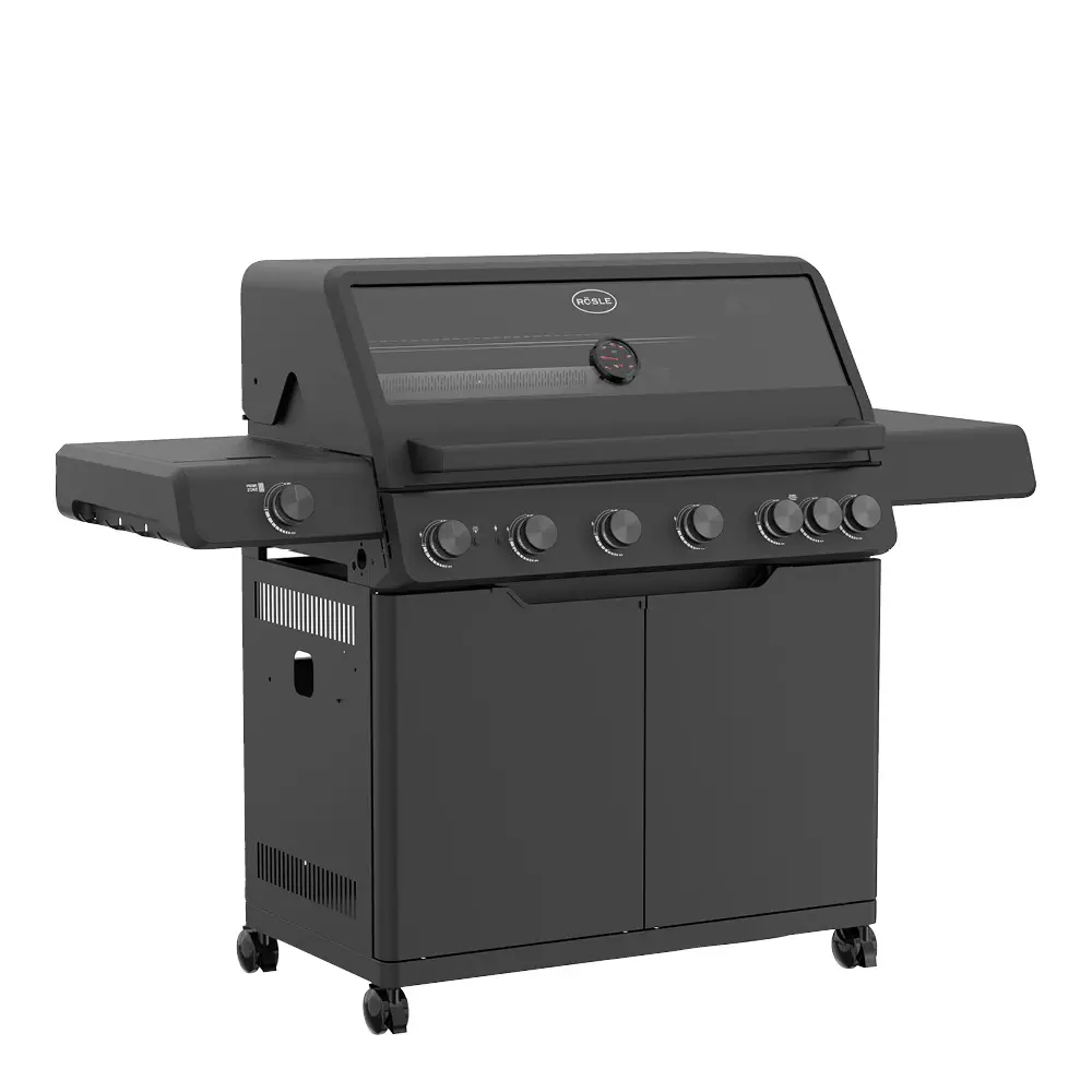 AllFlame Hero 6 gassgrill 28000W svart