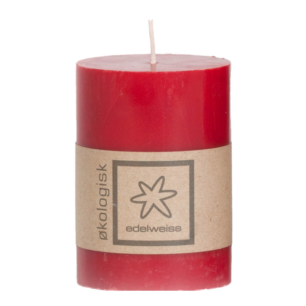 Edelweiss - EKO Pöytäkynttilä 7x10 cm bordeaux