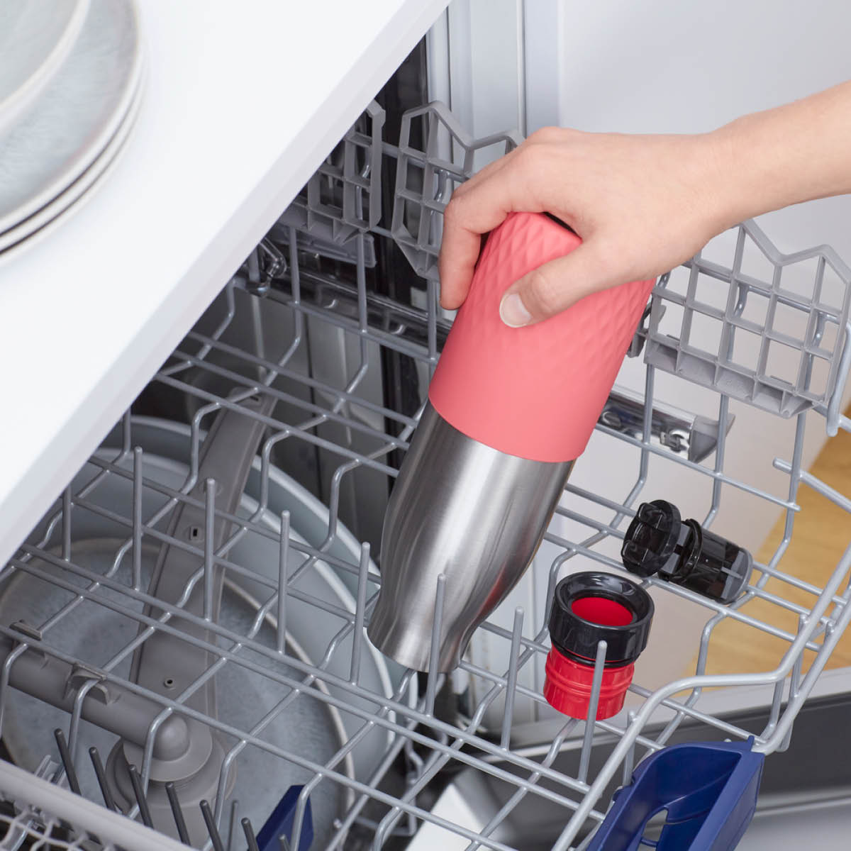 Tefal Bludrop Sleeve Juomapullo 50 cl Roosa/Hopea