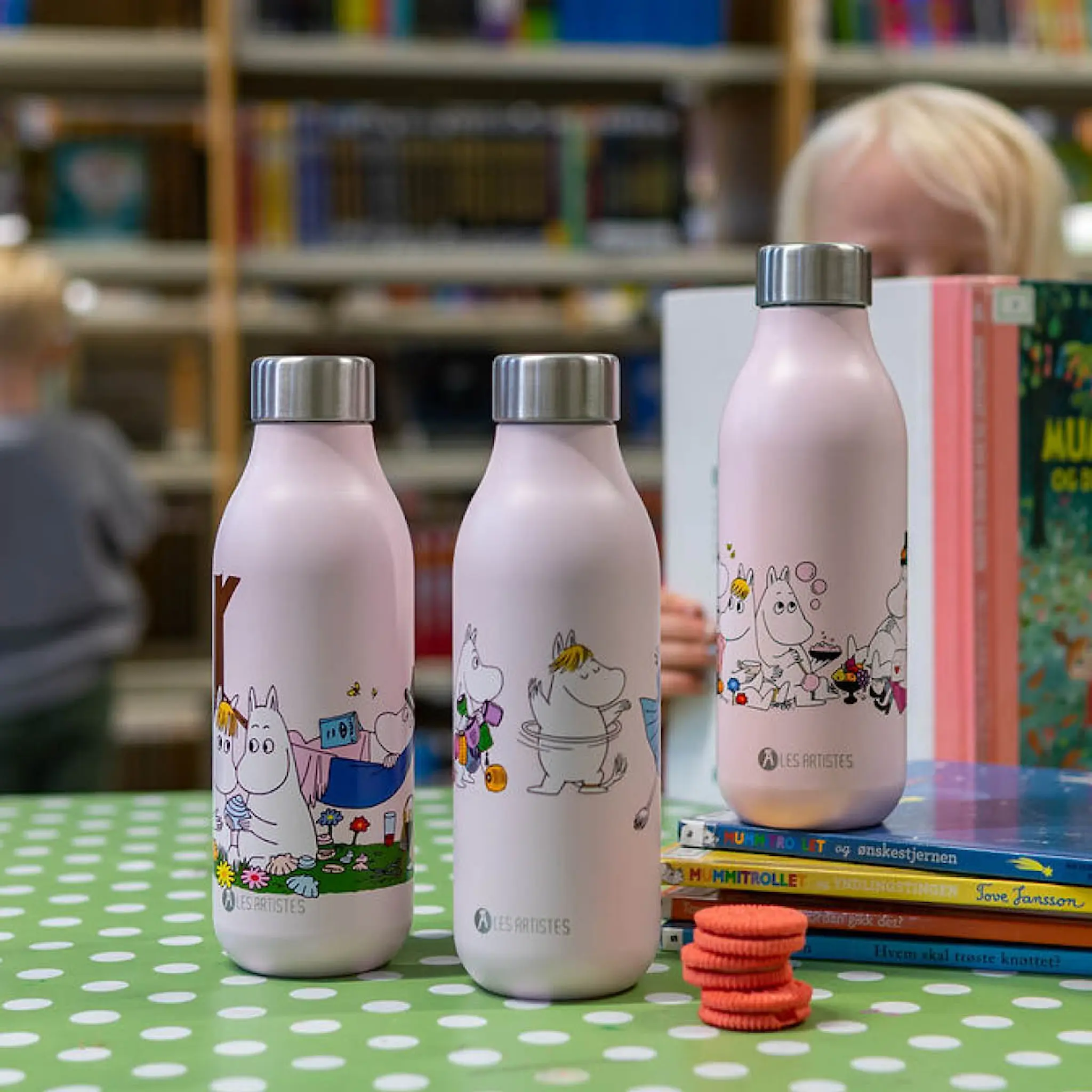 Les Artistes Bottle Up Mumin termosflaska 0,5 L Uppträdande rosa
